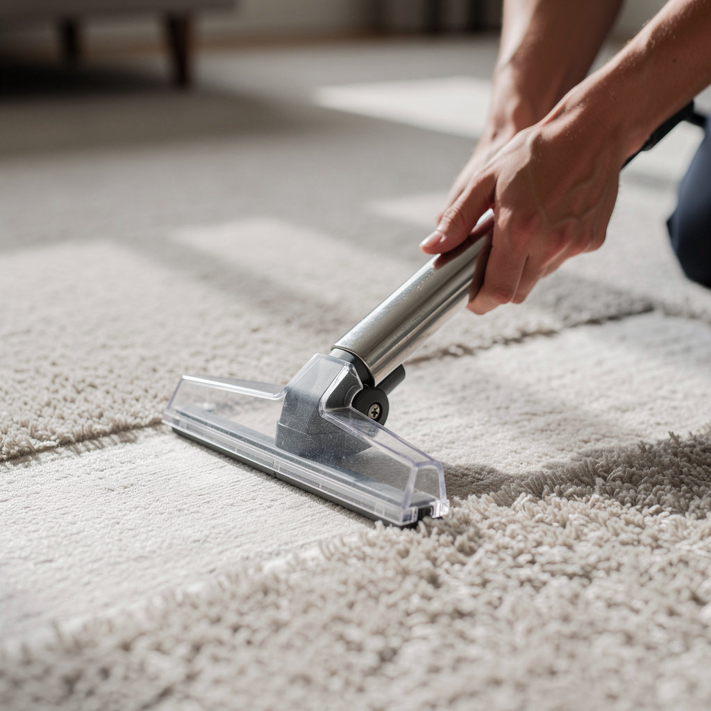 San Diego Premier Cleaning professional carpet cleaning service in action, showing deep stain removal and restoration